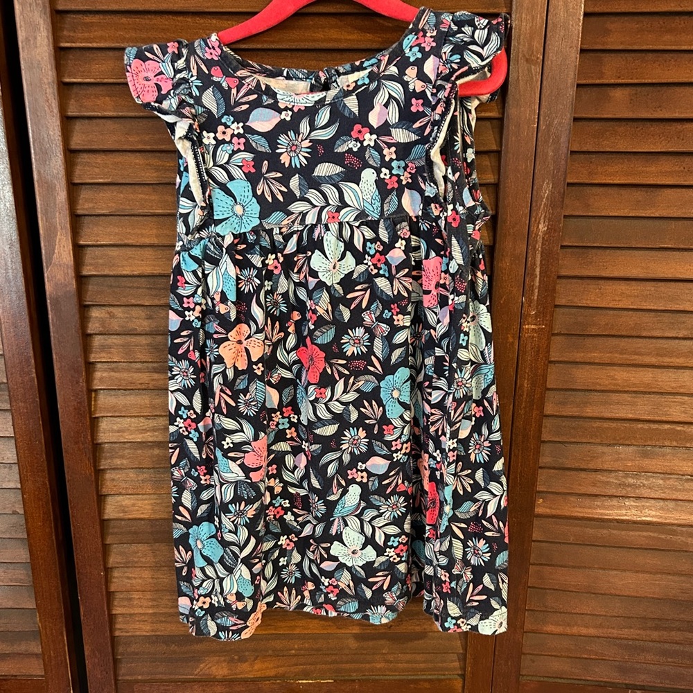 OshKosh B'gosh Ruffle Cap Sleeve Floral Summer Dress